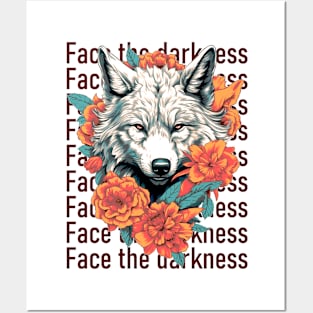 Wolf - Face the darkness Posters and Art